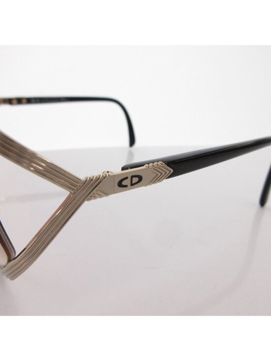 Dior Sunglasses Eyewear Non Prescription CD Logo Side Black Gold Color Gradient main image 5